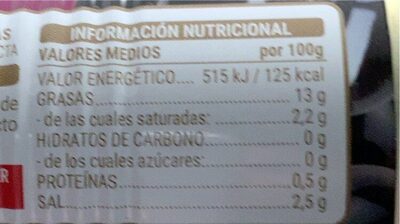 Aceitunas negras sin hueso Hacendado ingredientes