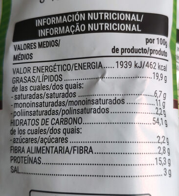 Anitines pizza Hacendado ingredientes