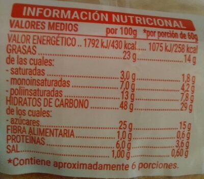 Bocaditos Hacendado ingredientes