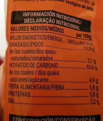 Bolitas sabor bbq Hacendado ingredientes