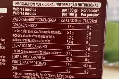 Café filtro americano Hacendado ingredientes