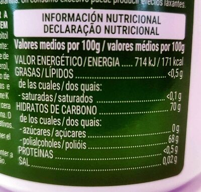 Chickles hierbabuena Hacendado ingredientes