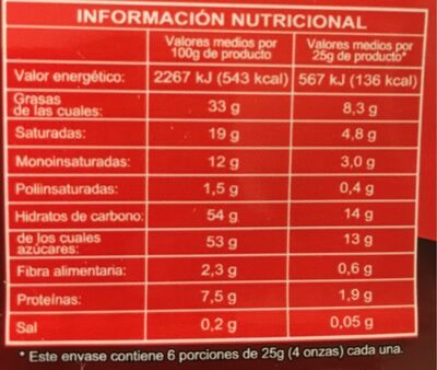 Chocolate extrafino con leche - pack 2 tabletas Hacendado ingredientes