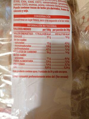 Ensaimadas Hacendado ingredientes