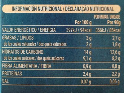 Go-lácteo con yogur de pera Hacendado ingredientes