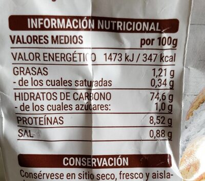 Harina para rebozar Hacendado ingredientes