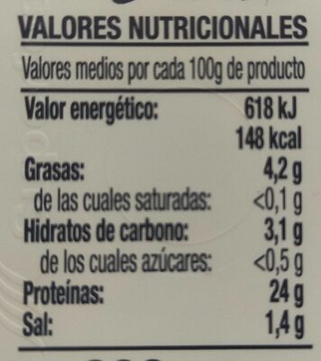 Huevas de bacalao Hacendado ingredientes