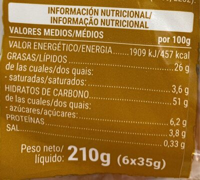 Magdalenas sin gluten Hacendado ingredientes