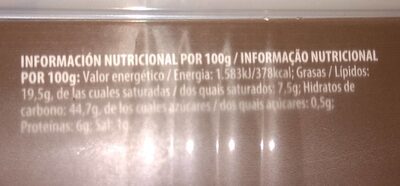 Masa quebrada - brisa Hacendado ingredientes