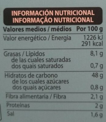 Massa pizza sin gluten Hacendado ingredientes