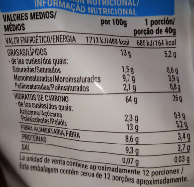 Muesli sin azúcares añadidos Hacendado ingredientes
