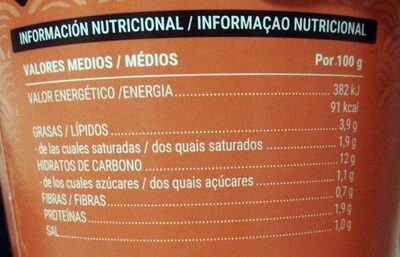 Noodles sabor gambas Hacendado ingredientes