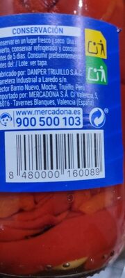 Pimientos de piquillo Hacendado ingredientes