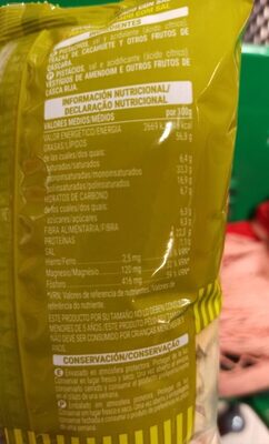 Pistacho tostado sal Hacendado ingredientes