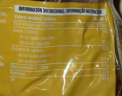 Pollo asado Hacendado ingredientes