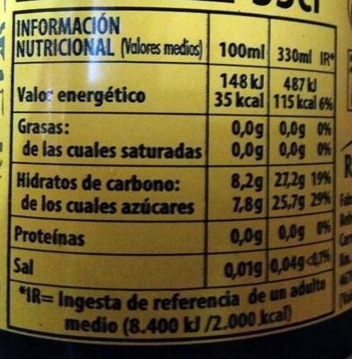 -tonic-330ml-spain Hacendado ingredientes