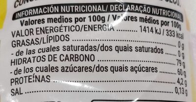 Bananas Hacendado ingredientes