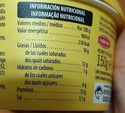 Crema camembert Hacendado ingredientes