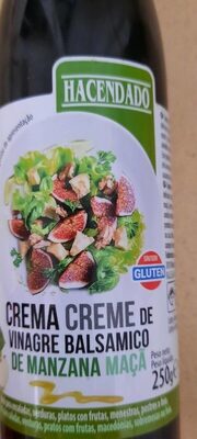 Crema de vinagre balsámico de manzana Hacendado ingredientes