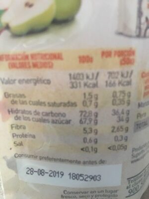 Golosinas de pera Hacendado ingredientes