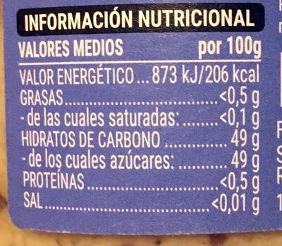 Mermelada de arándanos Hacendado ingredientes