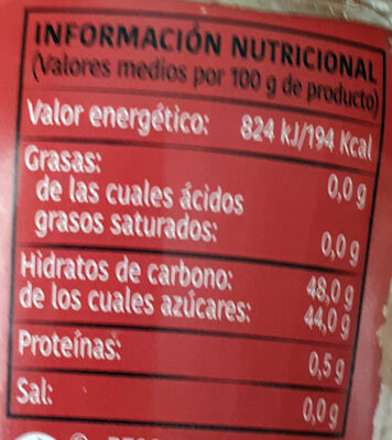 Mermelada de tomate Hacendado ingredientes