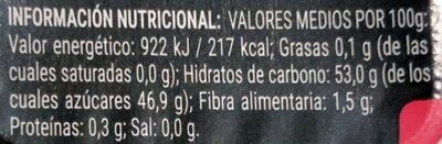 Mermelada extra de fresa Hacendado ingredientes