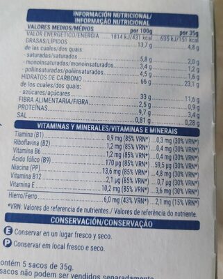 Minis relleno Hacendado ingredientes