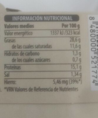 Paté de hígado de cerdo Hacendado ingredientes