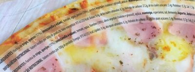 Pizza jamón masa fina Hacendado ingredientes