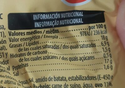 Pollo asado relleno con jamón queso y huevo Hacendado ingredientes