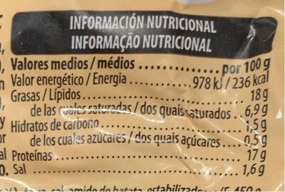 Pollo asado relleno con jamon queso y huevo Hacendado ingredientes