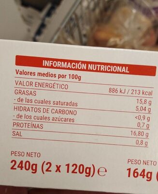 Sardinas en salsa de tomate Hacendado ingredientes