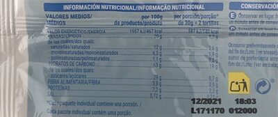 Tortitas arroz Hacendado ingredientes