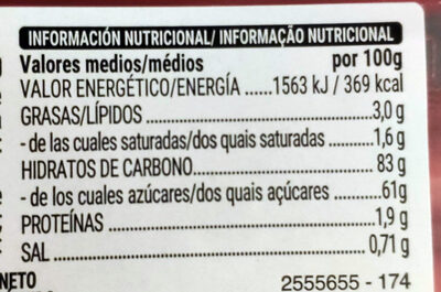 Tubos Hacendado ingredientes