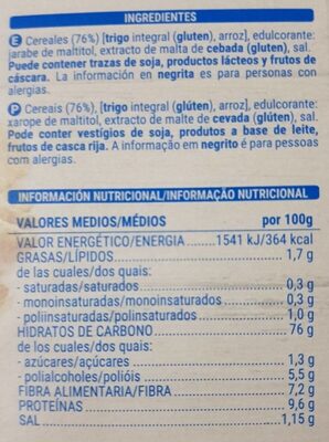 0%azúcares añadidos Hacendado ingredientes