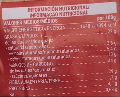 Bizcocho de naranja Hacendado ingredientes