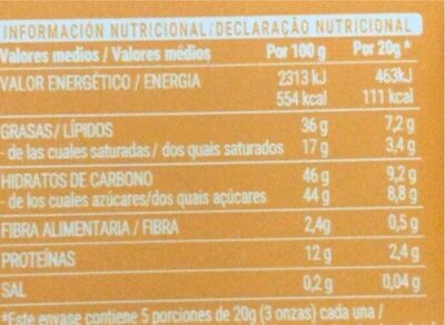 Chocolate Hacendado ingredientes