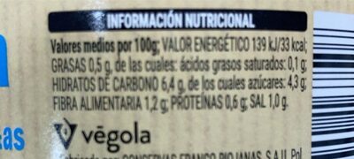 Ensalada chima con mazorquinas Hacendado ingredientes