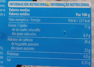 Galletas cacao Hacendado ingredientes