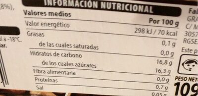 Granizado de cafe Hacendado ingredientes