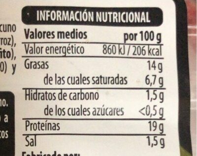 Hamburguesa angus Hacendado ingredientes