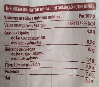 Pan rallado sin gluten Hacendado ingredientes