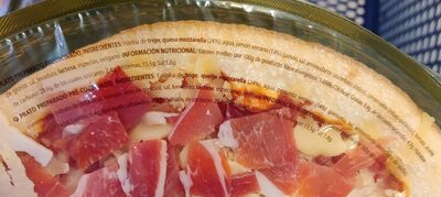 Pizza fresca serrana Hacendado ingredientes