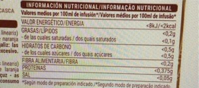 Rooibos cítricos Hacendado ingredientes