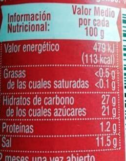 Salsa de ostras Hacendado ingredientes