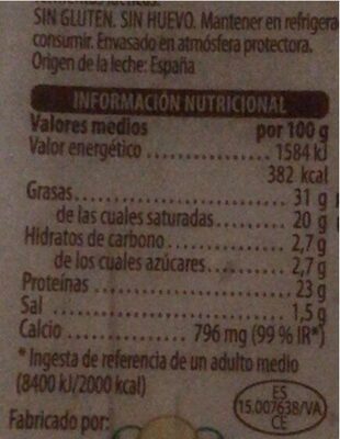 Tierno cuñitas Hacendado ingredientes