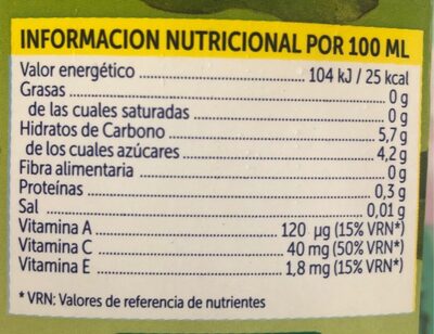 Zumo de naranja Hacendado ingredientes