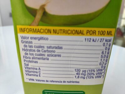 Zumo de pera Hacendado ingredientes