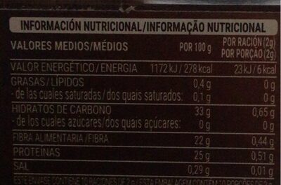 Café soluble Hacendado ingredientes